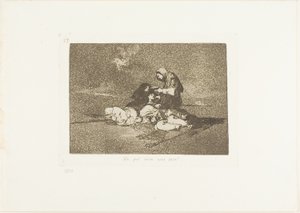 A cosa serve una tazza?, tavola 59 da I disastri della guerra da Francisco Jose de Goya y Lucientes