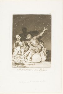 Quando spunta il giorno partiremo, tavola 71 da Los Caprichos da Francisco Jose de Goya y Lucientes