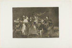 Le ferite guariscono più velocemente delle parole affrettate, tavola 16 da Los Proverbios da Francisco Jose de Goya y Lucientes