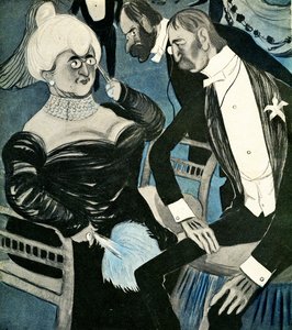 Un inglese chiede a una francese di ballare, 1905
