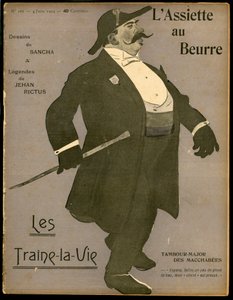 Copertina di The Butter Plate, numero 166, Satirico a Colori da Francisco Sancha y Lengo