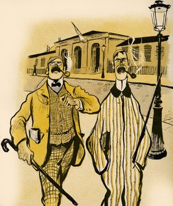 Due inglesi passano davanti a un obitorio, 1903 da Francisco Sancha y Lengo