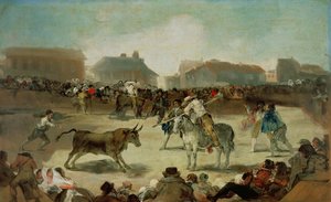 Una corrida di paese da Francisco de Goya