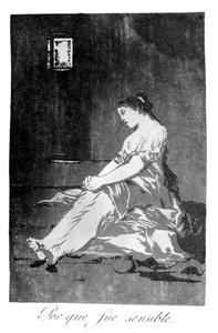 Perché era suscettibile da Francisco de Goya