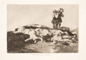 Seppellire i propri morti e tacere (18) da Francisco de Goya