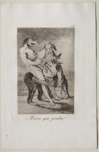 Capricci: Guarda Quanto Sono Solenni! da Francisco de Goya
