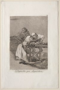 Caprichos: Svelti, si stanno svegliando da Francisco de Goya