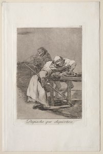 Caprichos: Sii veloce, si stanno svegliando da Francisco de Goya