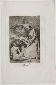 Caprichos: Soffia! da Francisco de Goya