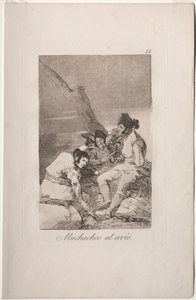 Caprichos: Ragazzi che si preparano da Francisco de Goya