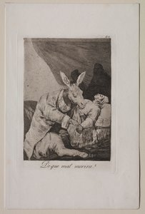 Caprichos: Di quale male morirà? da Francisco de Goya