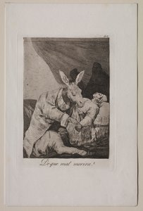 Caprichos: Di quale male morirà, c. 1798 da Francisco de Goya