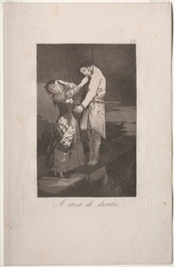 Caprichos: A Caccia di Denti da Francisco de Goya