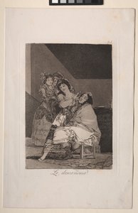 Caprichos: Lei lo spoglia da Francisco de Goya