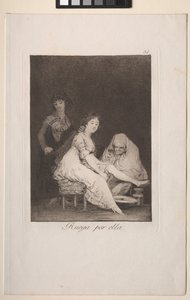 Caprichos: Lei prega per lei da Francisco de Goya