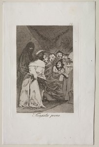 Capricci: Ingoialo, Cane! da Francisco de Goya