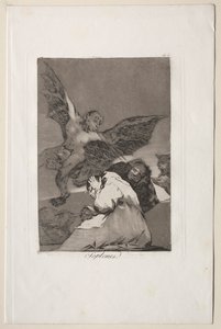 Capricci: Portatori di Pettegolezzi - Raffiche di Vento da Francisco de Goya