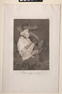 Caprichos: Questo è sicuramente essere in grado di leggere da Francisco de Goya