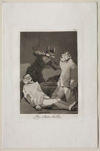 Caprichos: I cincillà da Francisco de Goya