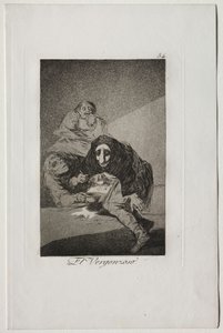 Capricci: Il Vergognoso da Francisco de Goya