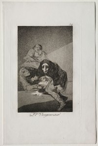 Capricci: Il vergognoso da Francisco de Goya