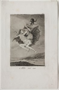 Capricci: Eccolo Che Va. da Francisco de Goya