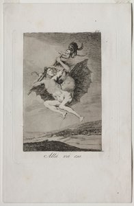 Caprichos: Eccolo che va da Francisco de Goya