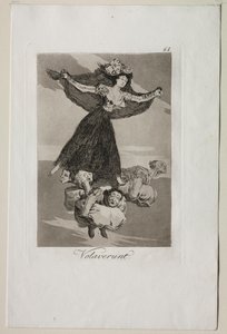Caprichos: Sono volati via da Francisco de Goya