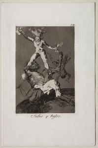 Capricci: Salire e Cadere da Francisco de Goya