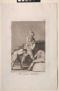 Caprichos: Al conte palatino o conte del palato da Francisco de Goya