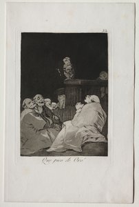 Capricci: Che Becco Dorato! da Francisco de Goya