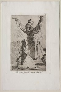 Caprichos: Cosa può fare un sarto! da Francisco de Goya