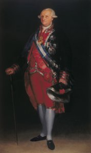 Carlo IV in uniforme da colonnello delle Guardias de Corps, 1800 da Francisco de Goya