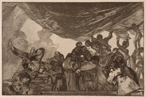“Clear Folly” (Disparate claro), dalla serie “Los Disparates” da Francisco de Goya