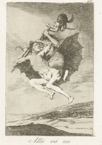 Là vanno da Francisco de Goya