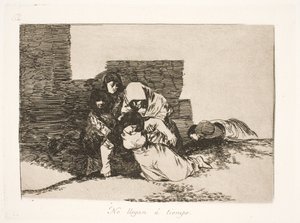Sono arrivati troppo tardi (52) da Francisco de Goya