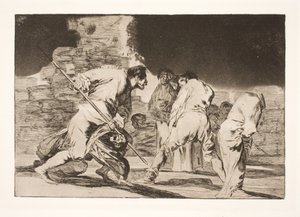 La rabbia sciocca (È incredibile - e siamo stati creati da Dio) da Francisco de Goya