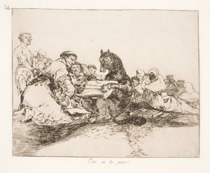 È però peggio (74) da Francisco de Goya