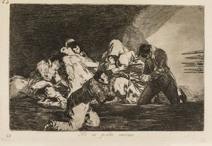 Non si può vedere (26) da Francisco de Goya