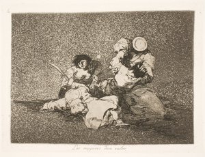 Sono le Donne che Danno Coraggio (4) da Francisco de Goya