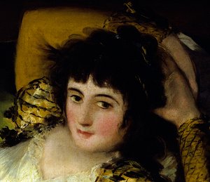 La maja vestida (dettaglio)