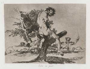 Disastri della guerra: Pl. 37, Questo è peggio