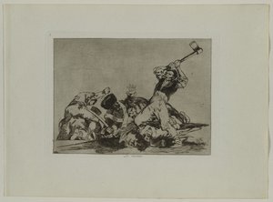 Disastri della guerra: Pl., 3, La stessa cosa, 1810-1813 da Francisco de Goya