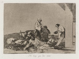 Disastri della guerra: Tav. 58, È inutile gridare da Francisco de Goya
