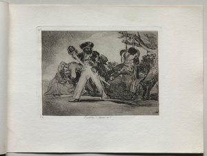 Disastri della Guerra: È Dura da Francisco de Goya