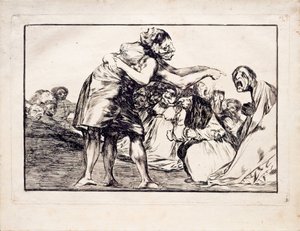 Follia Disordinata dalla serie Los Disparates Follies, 1815-1819 da Francisco de Goya
