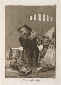 Duendecitos. Folletti. Da Los Caprichos, 1797-1798