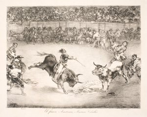 "Il famoso americano, Mariano Ceballos" da Francisco de Goya