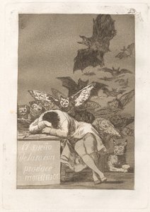 Il sonno della ragione genera mostri da Francisco de Goya