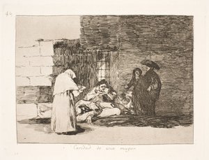 La misericordia di una donna (49) da Francisco de Goya